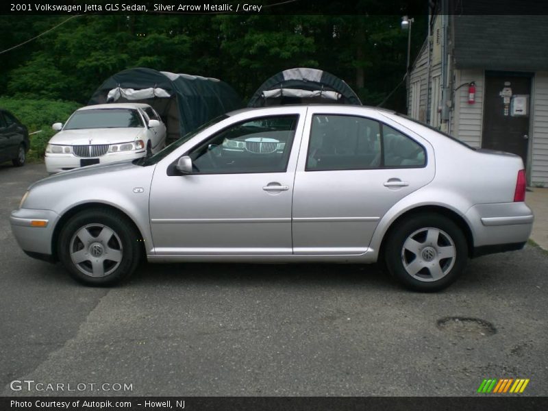 Silver Arrow Metallic / Grey 2001 Volkswagen Jetta GLS Sedan