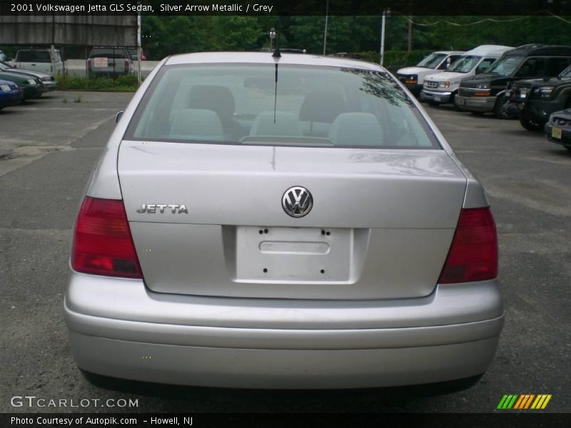 Silver Arrow Metallic / Grey 2001 Volkswagen Jetta GLS Sedan