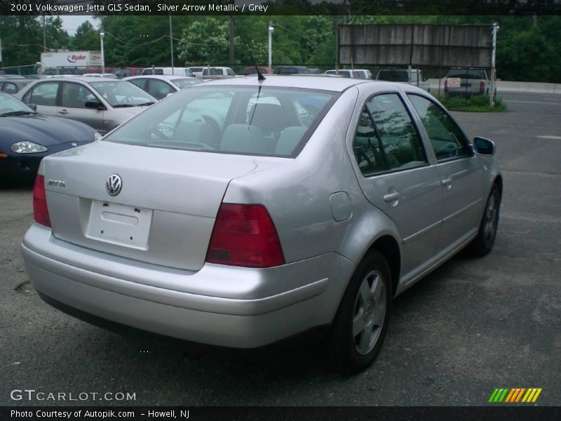 Silver Arrow Metallic / Grey 2001 Volkswagen Jetta GLS Sedan