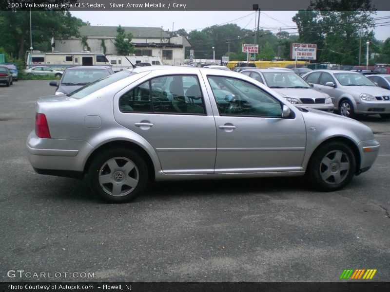 Silver Arrow Metallic / Grey 2001 Volkswagen Jetta GLS Sedan