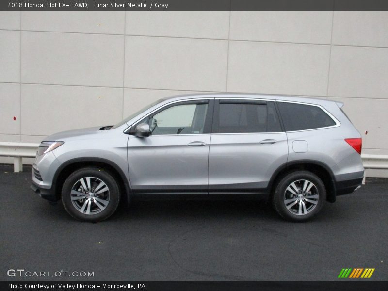  2018 Pilot EX-L AWD Lunar Silver Metallic