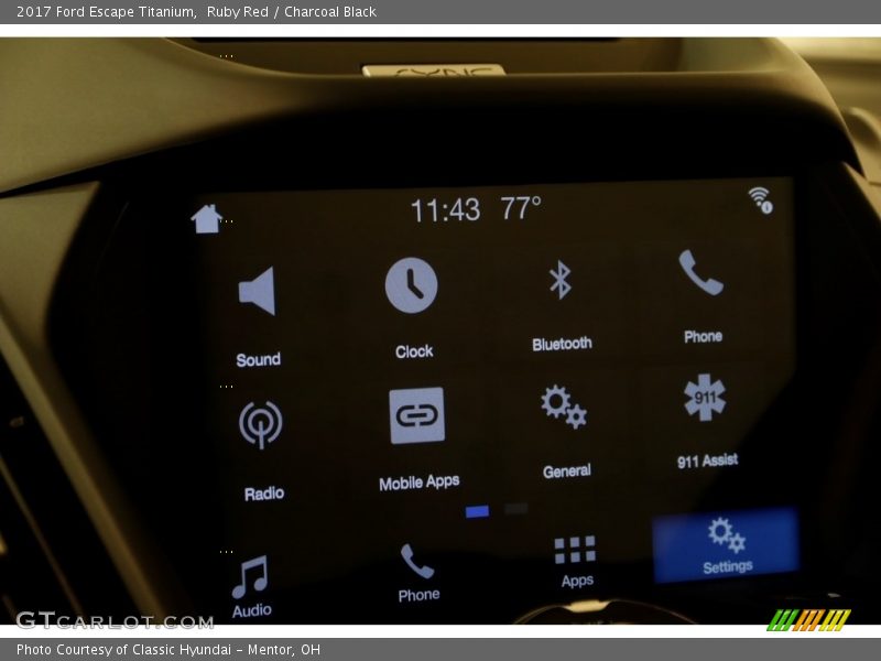 Ruby Red / Charcoal Black 2017 Ford Escape Titanium