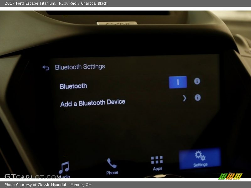 Ruby Red / Charcoal Black 2017 Ford Escape Titanium