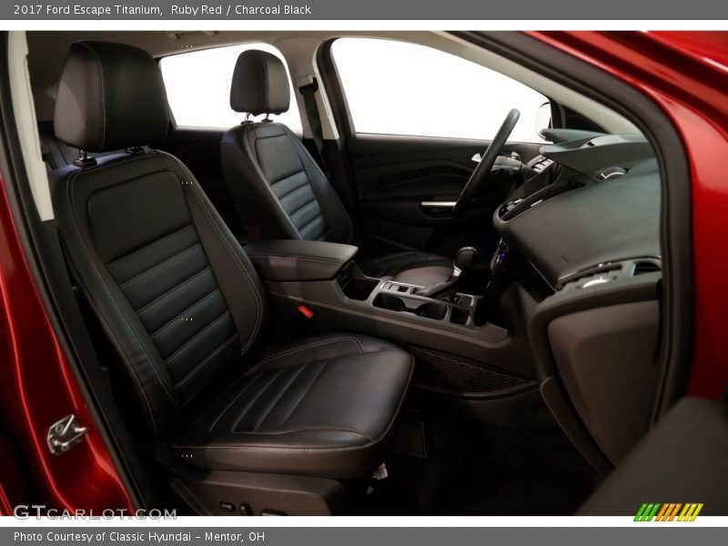 Ruby Red / Charcoal Black 2017 Ford Escape Titanium