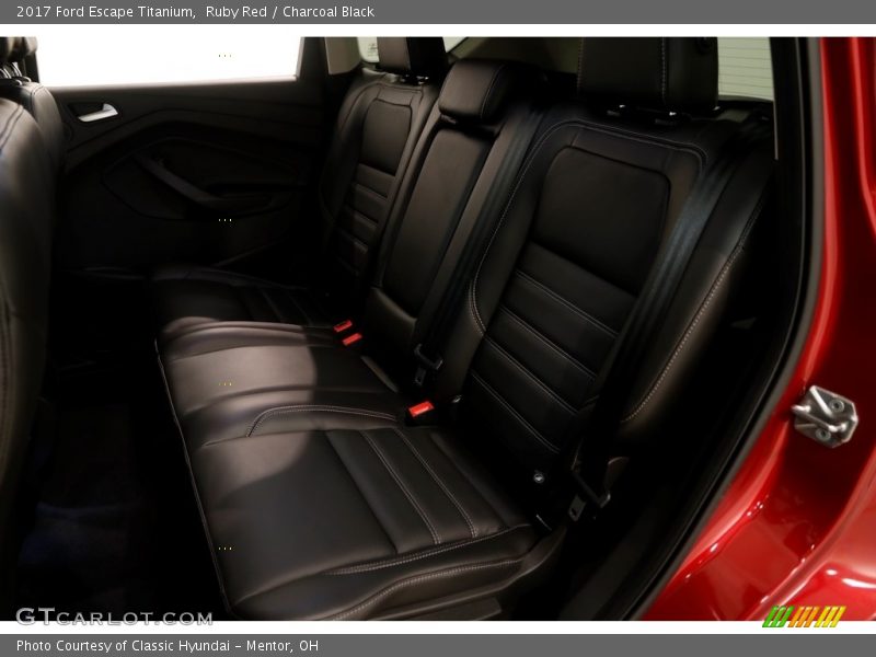 Ruby Red / Charcoal Black 2017 Ford Escape Titanium