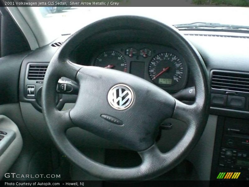 Silver Arrow Metallic / Grey 2001 Volkswagen Jetta GLS Sedan