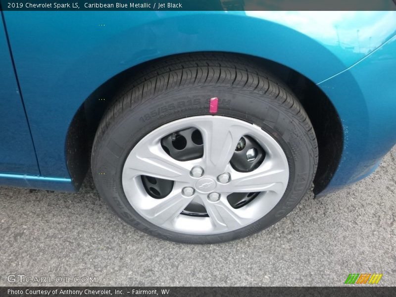 Caribbean Blue Metallic / Jet Black 2019 Chevrolet Spark LS