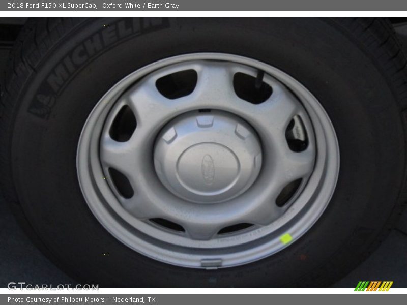 Oxford White / Earth Gray 2018 Ford F150 XL SuperCab