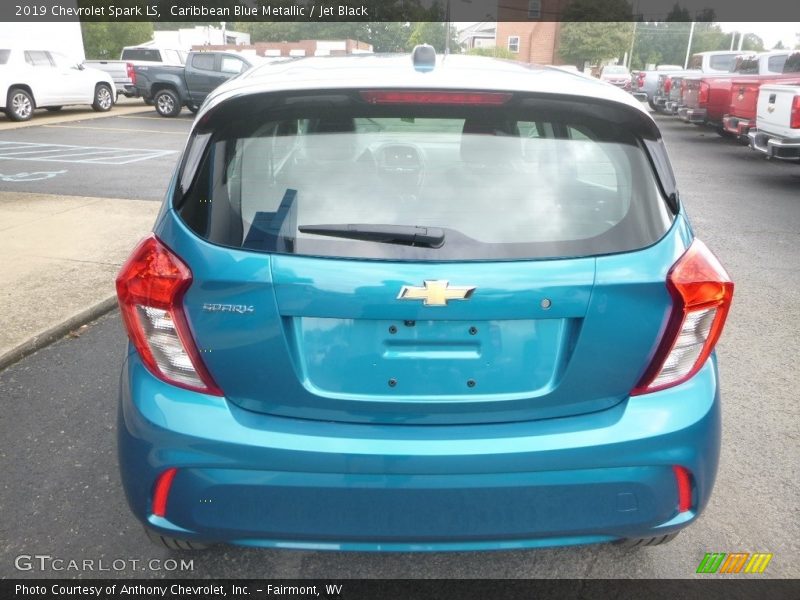 Caribbean Blue Metallic / Jet Black 2019 Chevrolet Spark LS