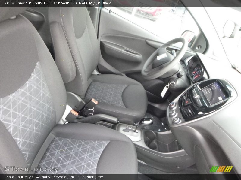 Caribbean Blue Metallic / Jet Black 2019 Chevrolet Spark LS