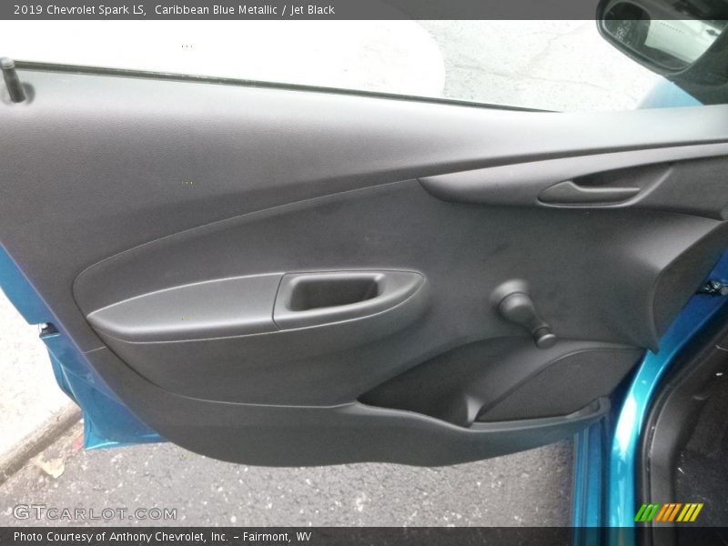Caribbean Blue Metallic / Jet Black 2019 Chevrolet Spark LS