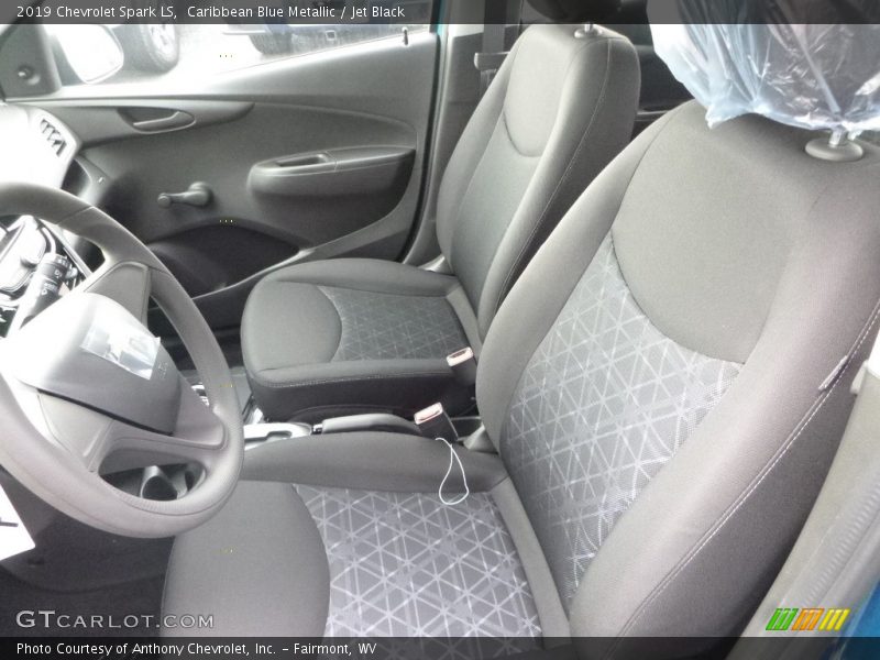 Caribbean Blue Metallic / Jet Black 2019 Chevrolet Spark LS