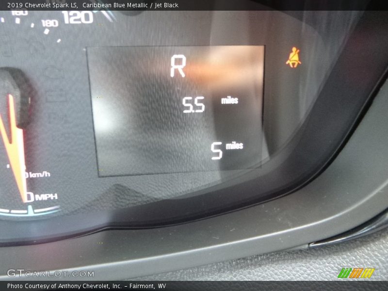 Caribbean Blue Metallic / Jet Black 2019 Chevrolet Spark LS