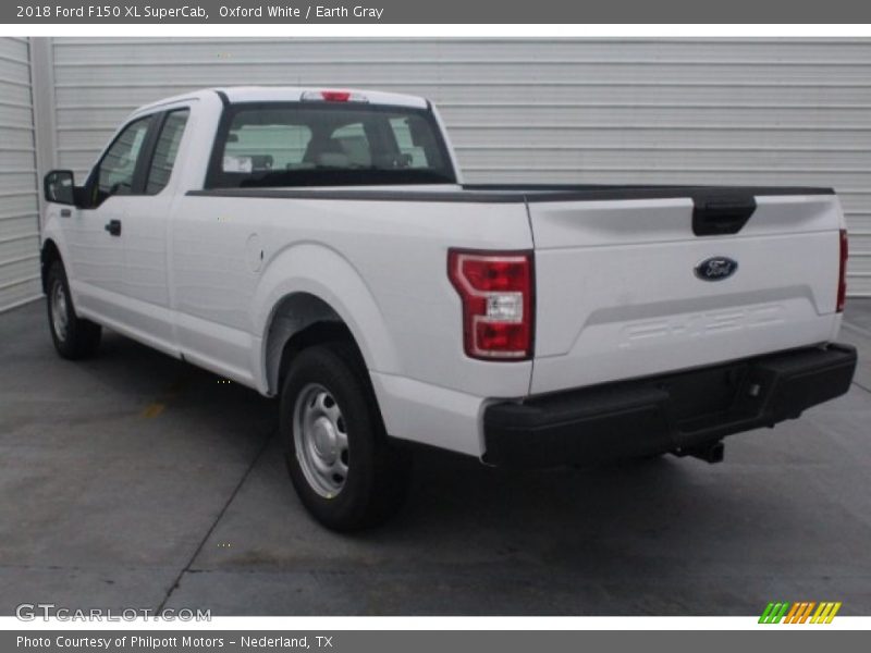 Oxford White / Earth Gray 2018 Ford F150 XL SuperCab