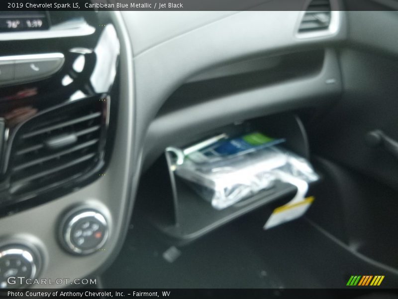 Caribbean Blue Metallic / Jet Black 2019 Chevrolet Spark LS