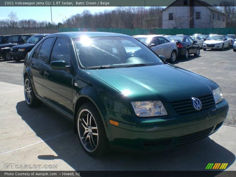 Baltic Green / Beige 2001 Volkswagen Jetta GLS 1.8T Sedan