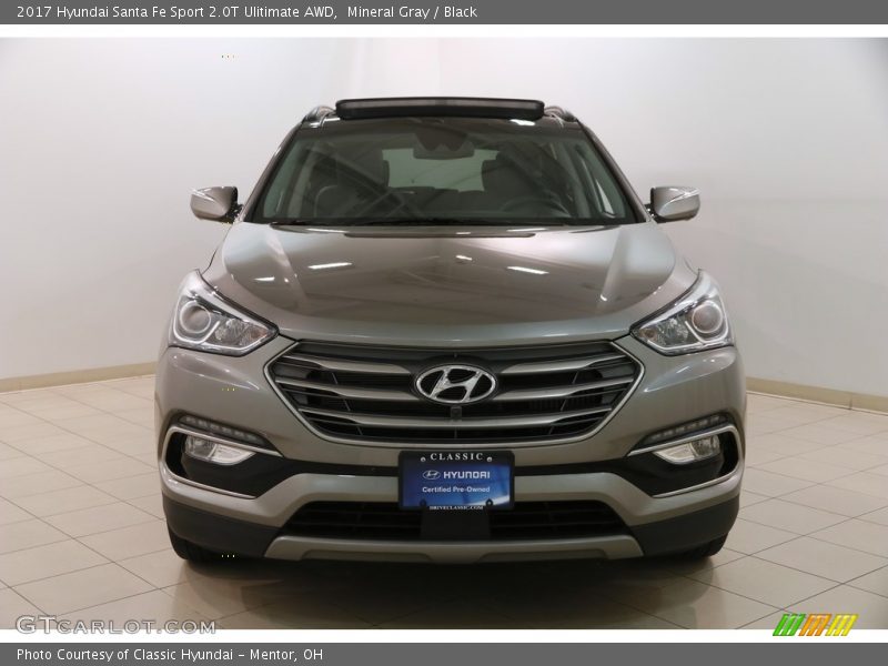 Mineral Gray / Black 2017 Hyundai Santa Fe Sport 2.0T Ulitimate AWD