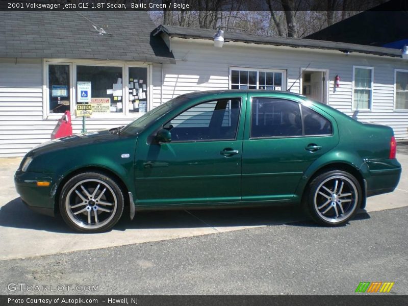 Baltic Green / Beige 2001 Volkswagen Jetta GLS 1.8T Sedan