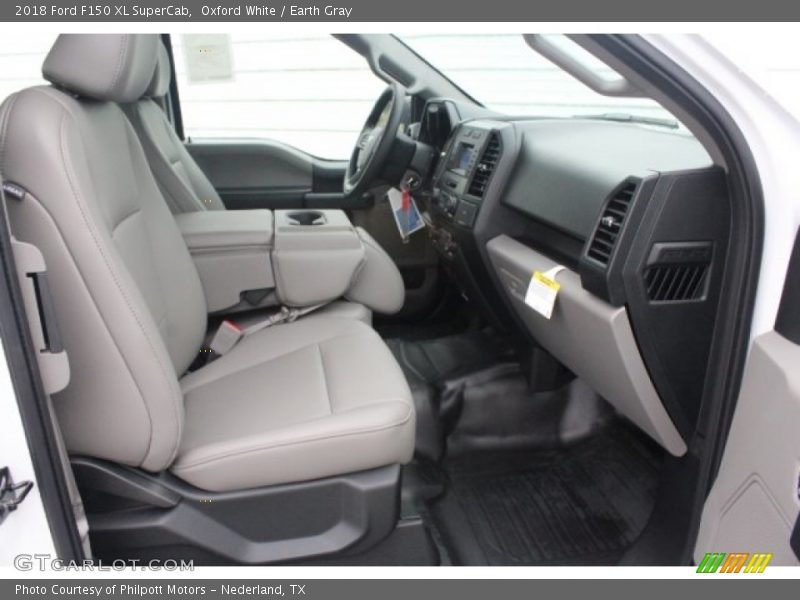 Oxford White / Earth Gray 2018 Ford F150 XL SuperCab