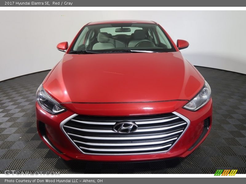 Red / Gray 2017 Hyundai Elantra SE