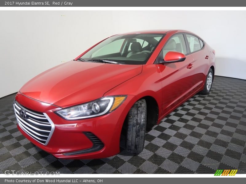 Red / Gray 2017 Hyundai Elantra SE