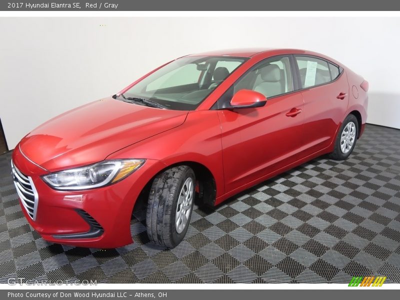 Red / Gray 2017 Hyundai Elantra SE