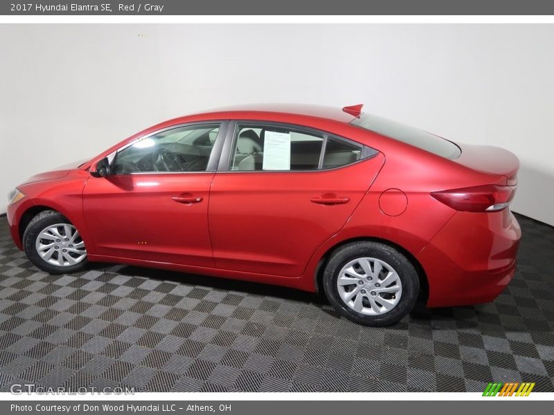Red / Gray 2017 Hyundai Elantra SE