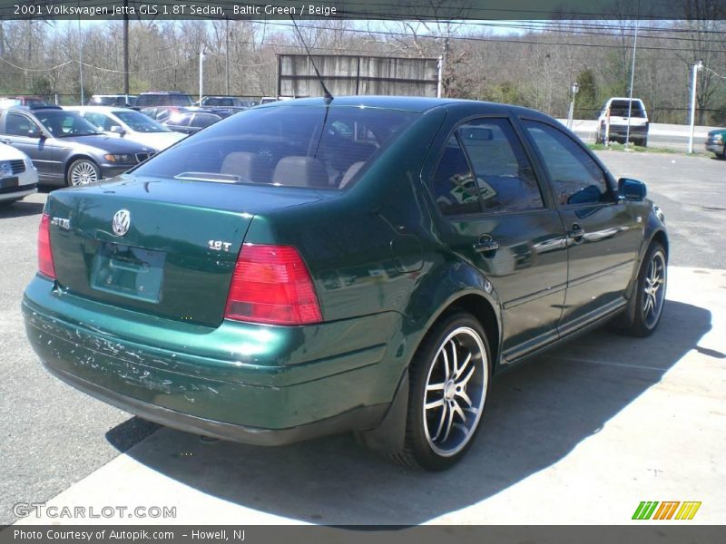 Baltic Green / Beige 2001 Volkswagen Jetta GLS 1.8T Sedan