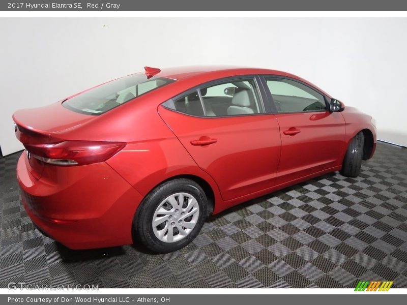 Red / Gray 2017 Hyundai Elantra SE