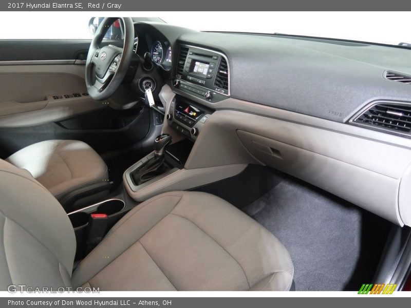 Red / Gray 2017 Hyundai Elantra SE