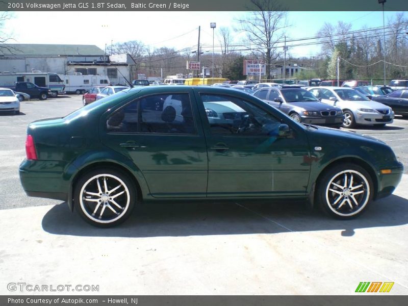 Baltic Green / Beige 2001 Volkswagen Jetta GLS 1.8T Sedan