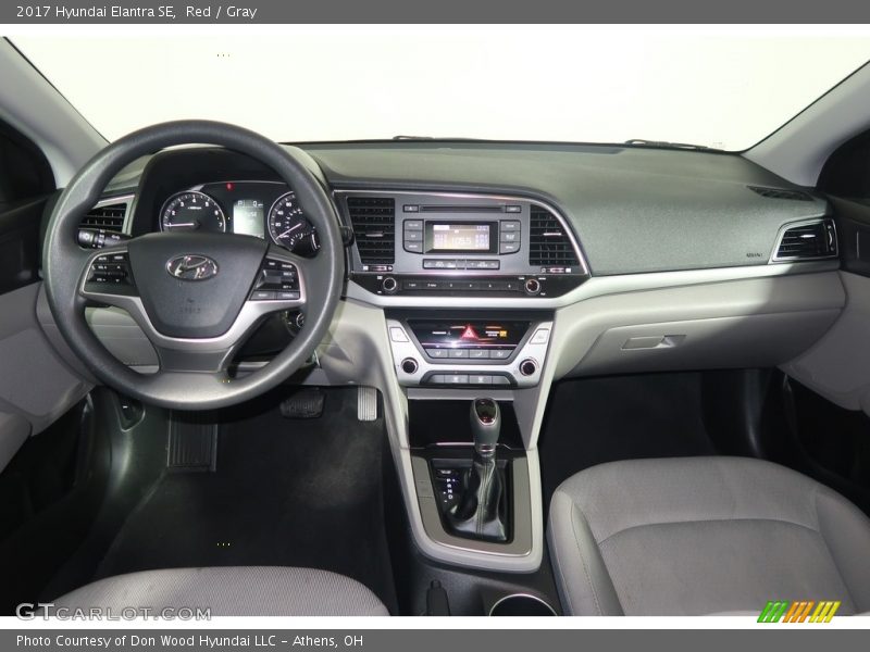 Red / Gray 2017 Hyundai Elantra SE
