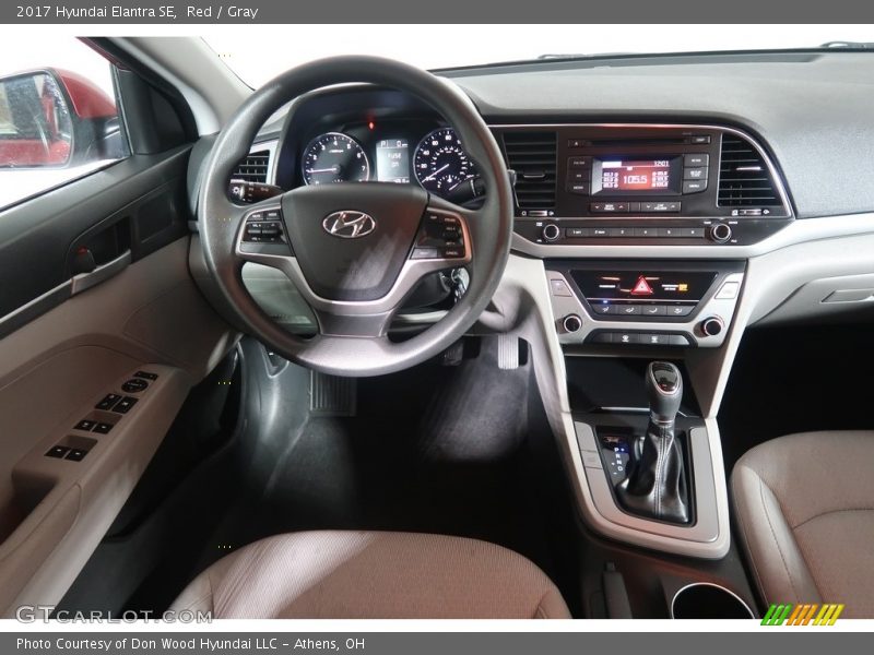 Red / Gray 2017 Hyundai Elantra SE