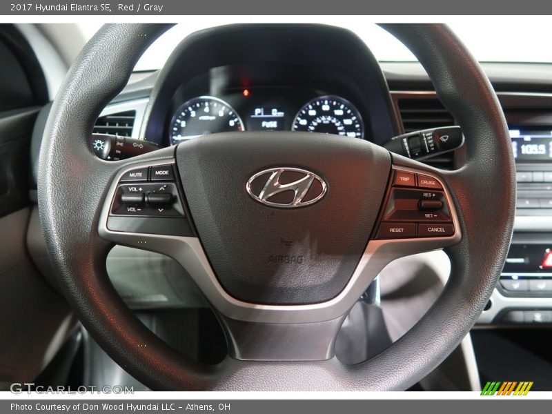 Red / Gray 2017 Hyundai Elantra SE