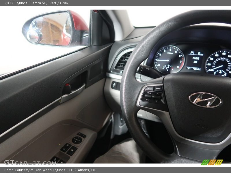 Red / Gray 2017 Hyundai Elantra SE