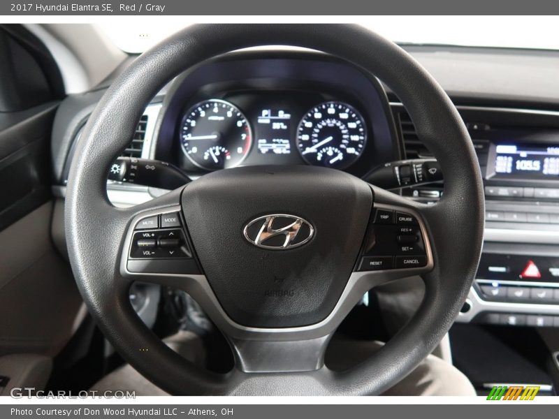 Red / Gray 2017 Hyundai Elantra SE