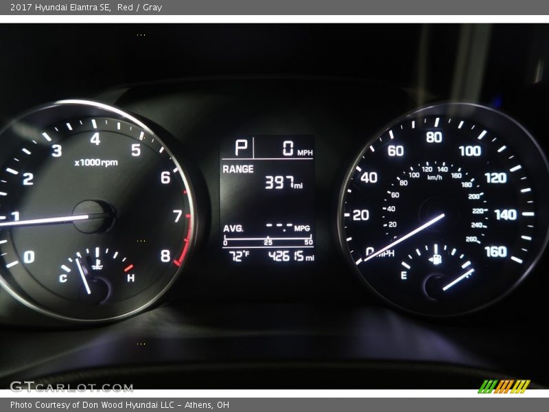 Red / Gray 2017 Hyundai Elantra SE