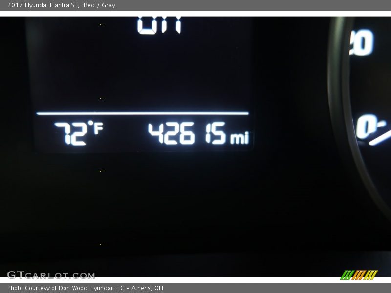 Red / Gray 2017 Hyundai Elantra SE