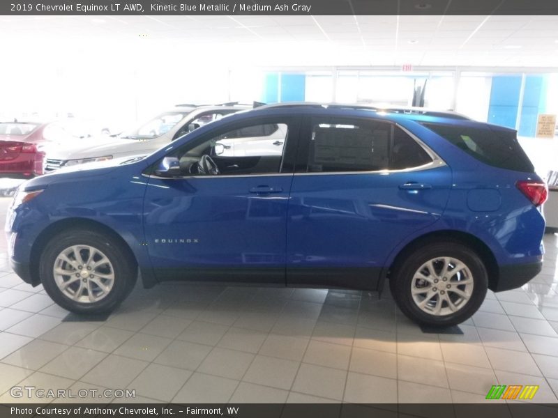 Kinetic Blue Metallic / Medium Ash Gray 2019 Chevrolet Equinox LT AWD