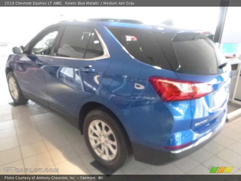 Kinetic Blue Metallic / Medium Ash Gray 2019 Chevrolet Equinox LT AWD