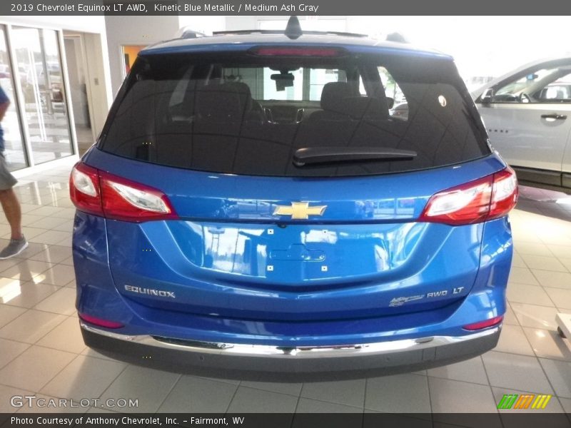 Kinetic Blue Metallic / Medium Ash Gray 2019 Chevrolet Equinox LT AWD