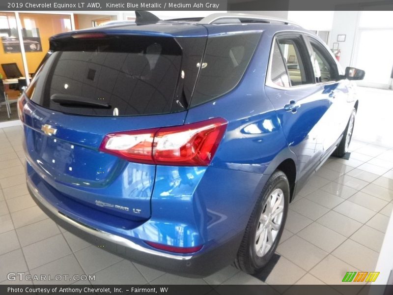 Kinetic Blue Metallic / Medium Ash Gray 2019 Chevrolet Equinox LT AWD