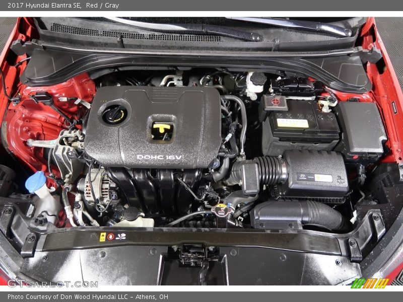 Red / Gray 2017 Hyundai Elantra SE