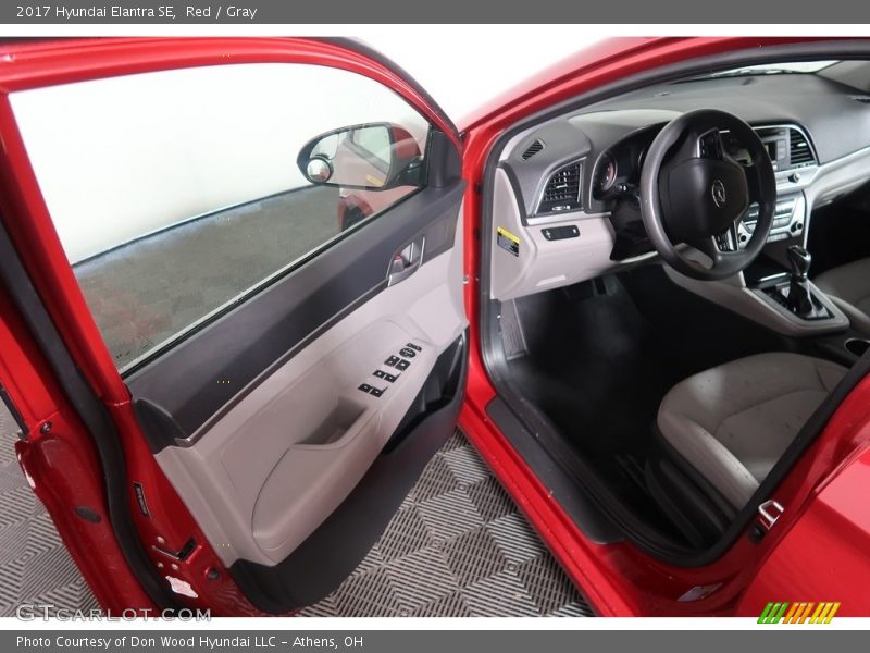 Red / Gray 2017 Hyundai Elantra SE
