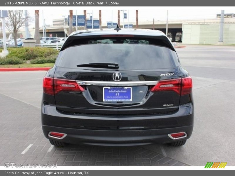 Crystal Black Pearl / Ebony 2016 Acura MDX SH-AWD Technology