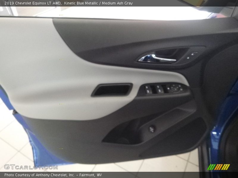Kinetic Blue Metallic / Medium Ash Gray 2019 Chevrolet Equinox LT AWD