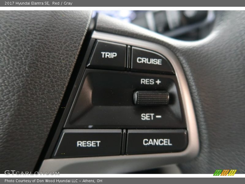 Red / Gray 2017 Hyundai Elantra SE