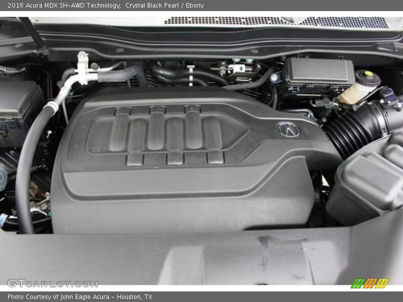 Crystal Black Pearl / Ebony 2016 Acura MDX SH-AWD Technology