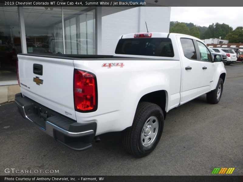 Summit White / Jet Black/Dark Ash 2019 Chevrolet Colorado WT Crew Cab 4x4