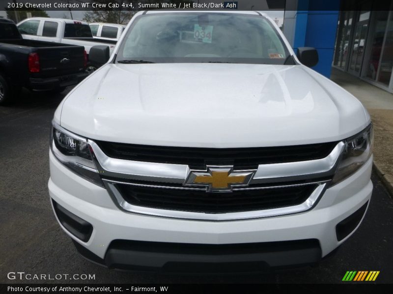Summit White / Jet Black/Dark Ash 2019 Chevrolet Colorado WT Crew Cab 4x4